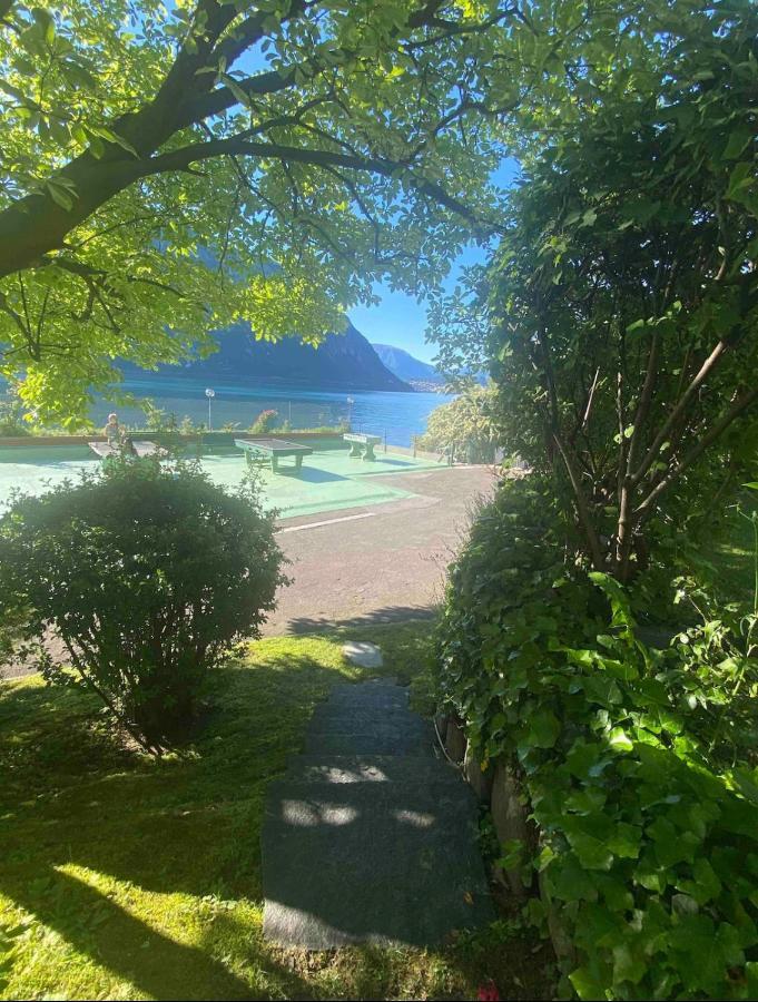 شقة Holiday On The Lake Lugano 2 بيسون المظهر الخارجي الصورة