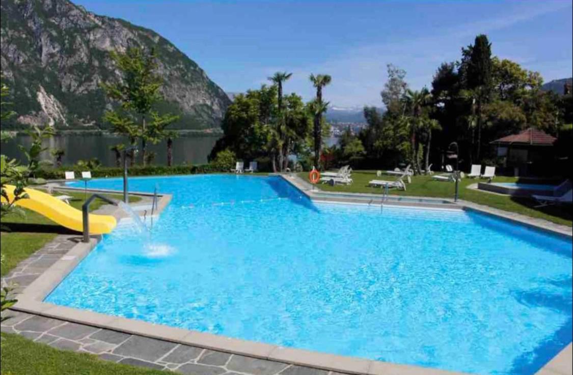 شقة Holiday On The Lake Lugano 2 بيسون المظهر الخارجي الصورة