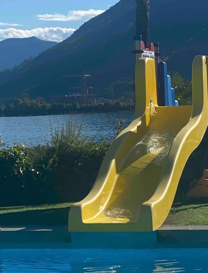 شقة Holiday On The Lake Lugano 2 بيسون المظهر الخارجي الصورة