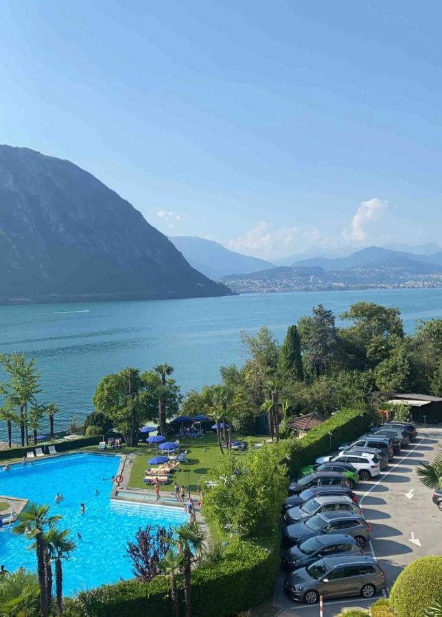 شقة Holiday On The Lake Lugano 2 بيسون المظهر الخارجي الصورة